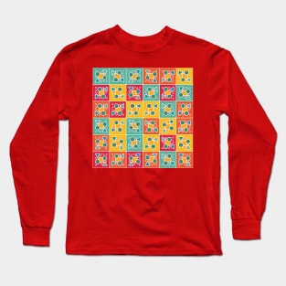 Tiled geometric pattern Long Sleeve T-Shirt